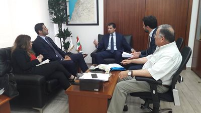 وفد كتائبي زار المؤسسة العامة للإسكان لمتابعة ازمة القروض